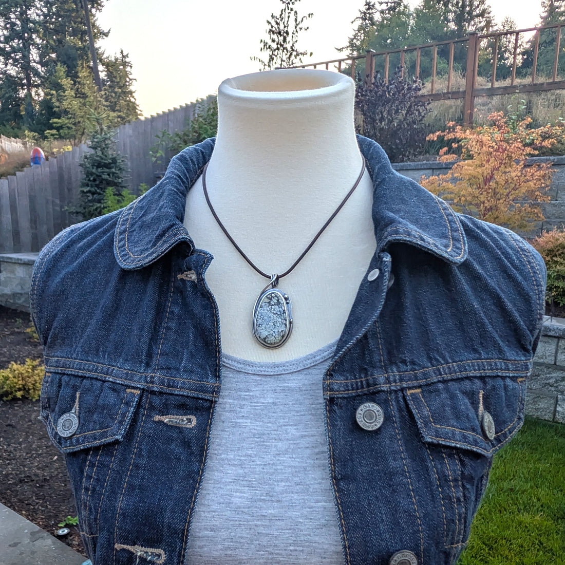 Silver Sage Necklace