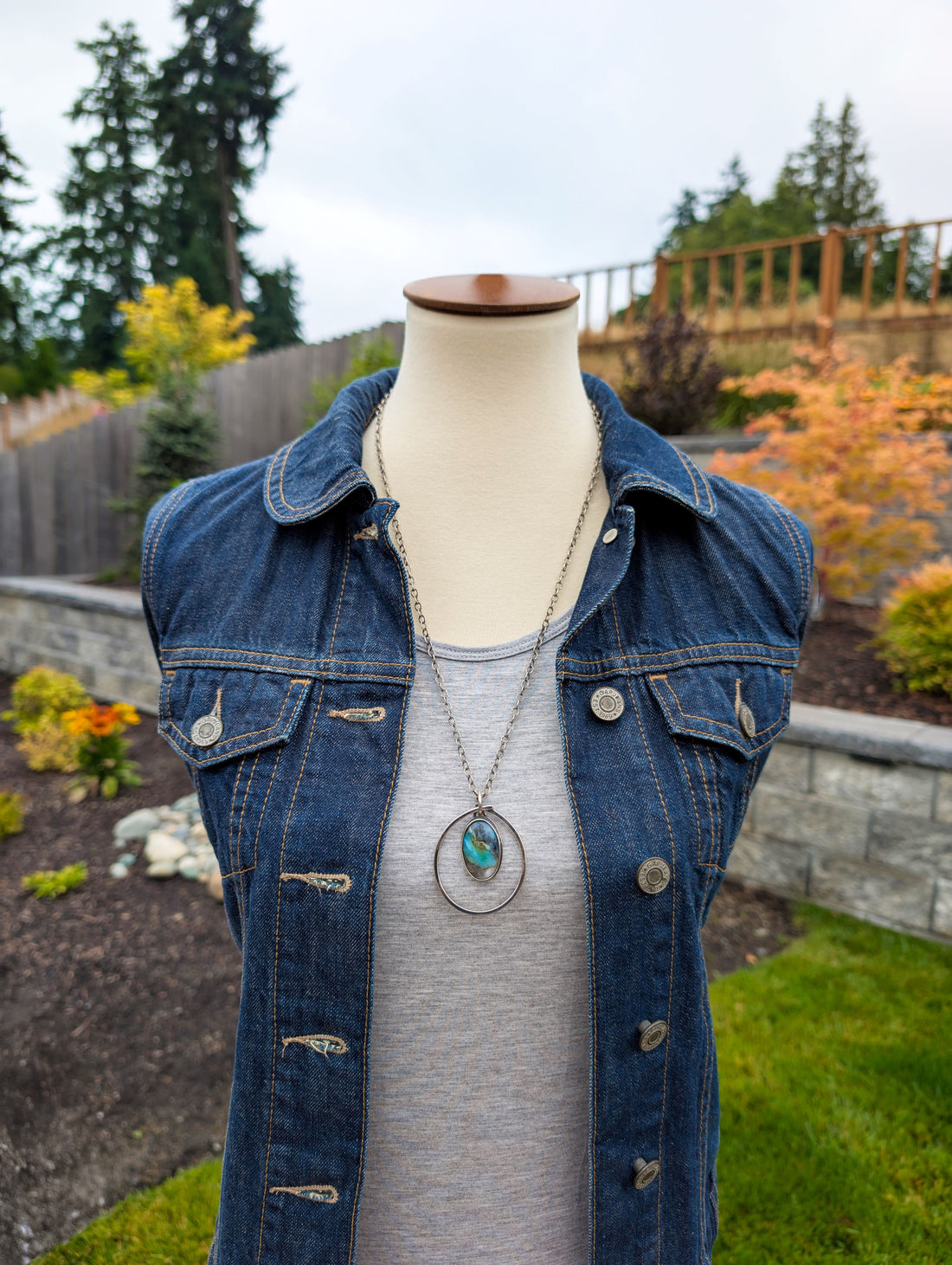 Ocean Halo Necklace