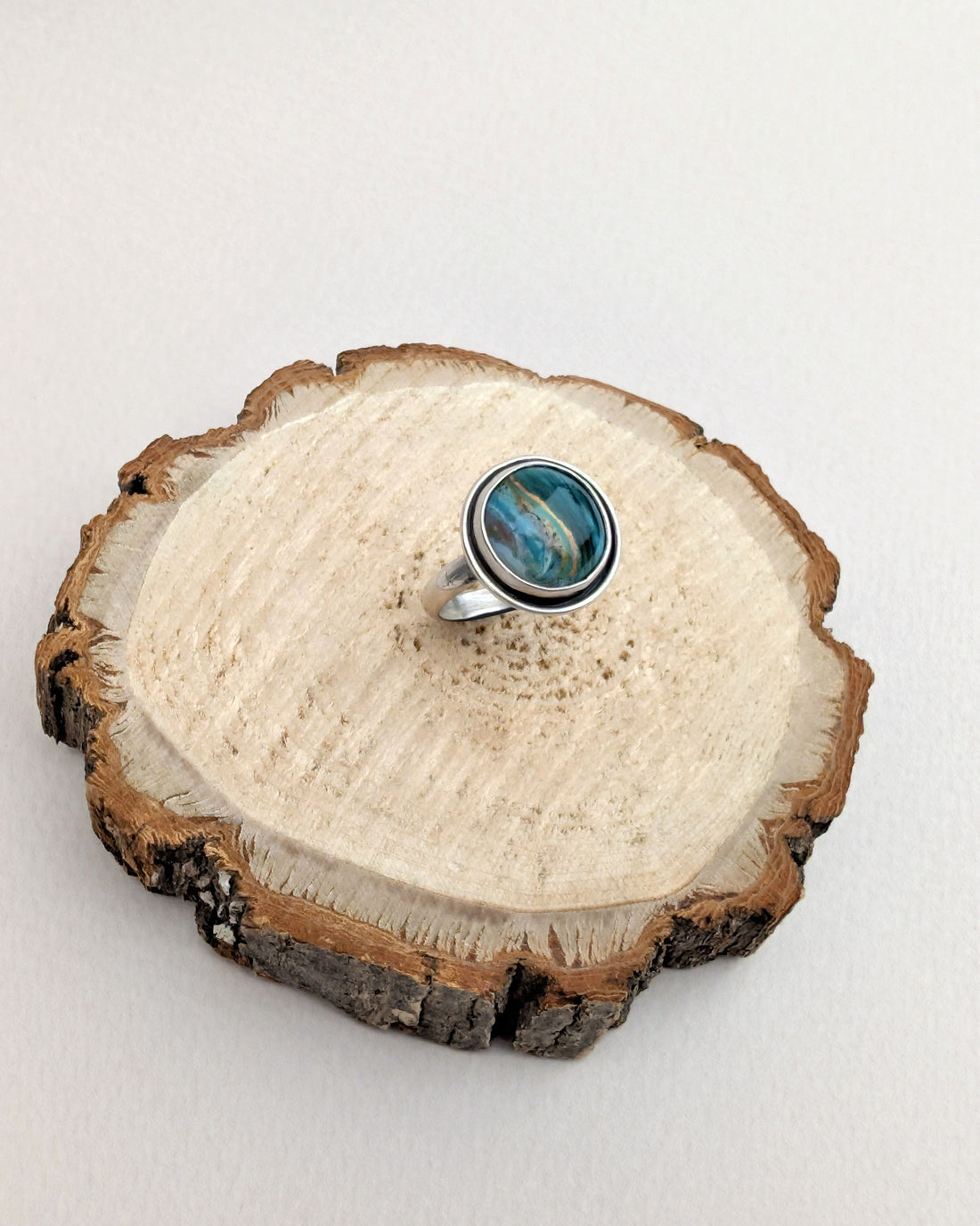 Greenling Jasper Ring