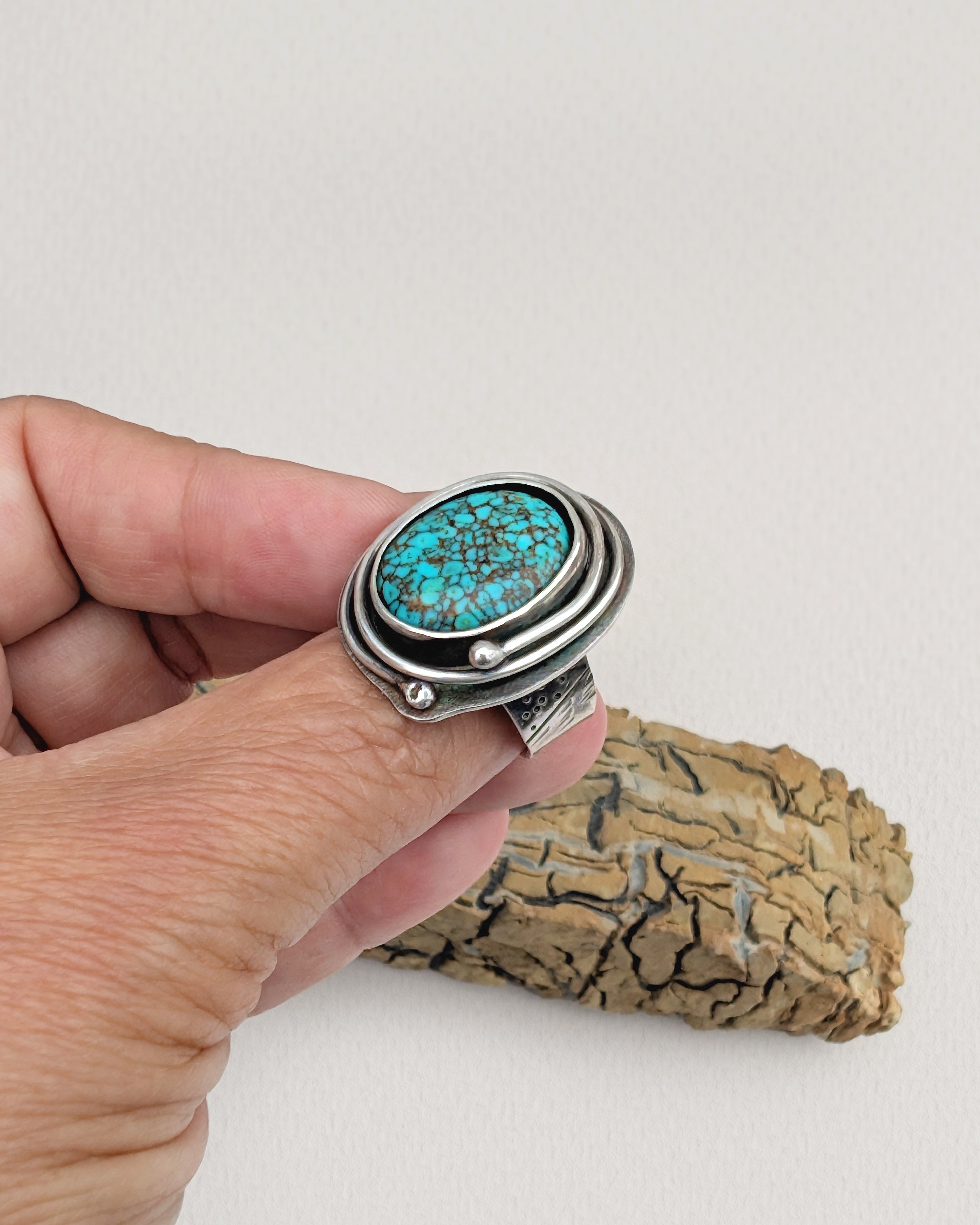 Turquoise Tangle Ring