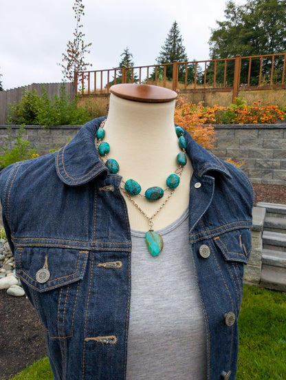 Nine Stones, One Sea Necklace